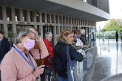 View of the Acropolis Museum in Athens