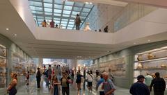 Acropolis Museum's exhibit section exclusive to artifacts and objects from the Acropolis of Athens