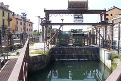 Naviglio Pavese canal in Milan