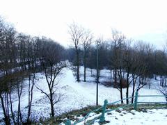 View from Wanda Mound in winter towards the south