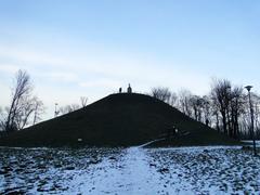 Wanda Mound in Kraków, winter 2016