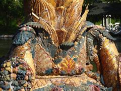 photograph of Golden Ear Fountain at VDNKh in Moscow