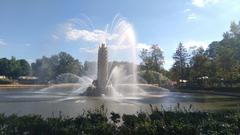 Golden Ear Fountain after reconstruction, August 2018