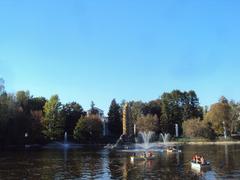 Golden Ear Fountain in Moscow