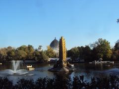 Golden Ear Fountain in Russia