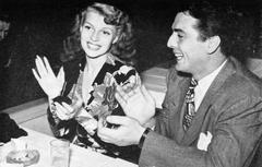 Rita Hayworth and Victor Mature at the Palladium in 1942