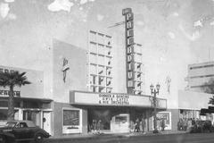 Hollywood Palladium exterior in 1947 with Opie Cates on the bill