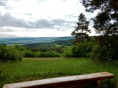 view from Büchelberg nature reserve towards Weil der Stadt Merklingen