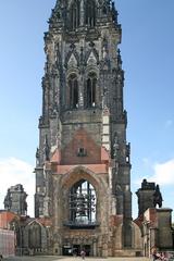 Ruins of St. Nikolai Church in Hamburg