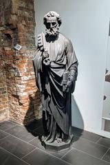 Statue of Saint Peter from the former main church St. Nikolai in Hamburg