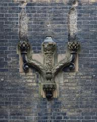 Hauptkirche St. Nikolai Hamburg Altstadt exterior choir facade detail