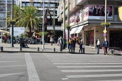 view of Athens near Omonoia Square