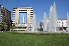 Athens cityscape near Omonoia Square