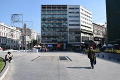 View of Athens near Omonia Square