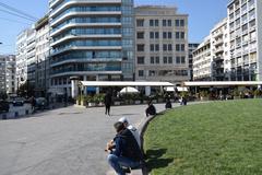 View of Athens near Omonoia Square