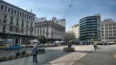 Panoramic view of Athens, Greece