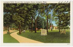 Lexington Battle Green in Lexington, Massachusetts