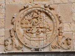 16th-century coat of arms with a wyvern in Jaén Cathedral, Spain