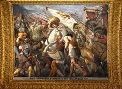 Gran Capitano Consalvo de Cordoba mural at Palazzo Reale di Napoli