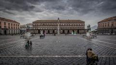 Piazza del Plebiscito in Naples, Italy