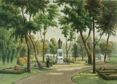 European cemetery in Tanah Abang with monument for Father Van der Grinten