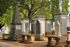 Tombstones in Taman Prasasti Museum