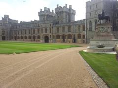 Windsor Castle in England on a clear day