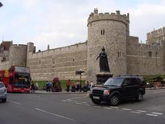 Windsor Castle in England on a clear day