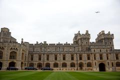 President and First Lady departing Windsor Castle