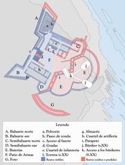 Plan of the Fort of San Garcia, Algeciras, Spain