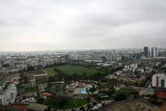 Urban view of Lima, Peru, Santiago de Surco District