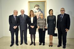 Presidente de la Junta Susana Díaz y Rey Felipe VI visitan Museo de Málaga