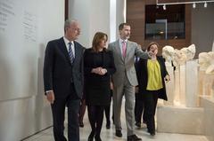 King Felipe VI visits the Malaga Museum