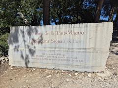 Hommage à Frédéric Mistral near the Tour Magne in Nîmes