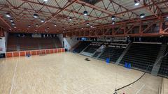 Interior view of Le Parnasse hall in Nîmes on January 10, 2023