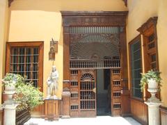 Casa Aliaga doorway from courtyard to interior, Lima, Peru