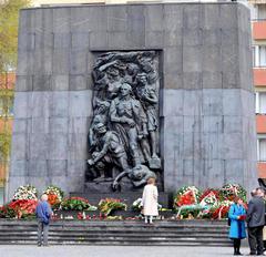 Ghetto Heroes' Memorial in Warsaw