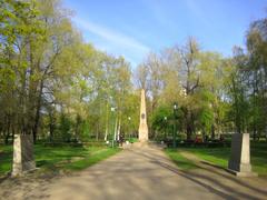 Place duel by the poet Pushkin on the Chernaya River in St. Petersburg