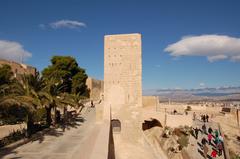 Santa Bárbara Castle in Alicante under a clear sky