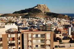 Santa Bárbara Castle in Alicante on a clear day