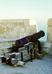 Old cannon at Santa Bàrbara Castle, Alicante