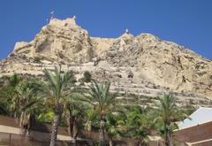 Castle of Santa Bárbara on Benacantil mountain in Alicante, Spain