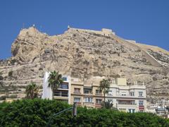 Castle of Santa Bárbara on Benacantil mountain in Alicante, Spain