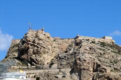 Santa Bárbara Castle on Mount Benacantil in Alicante