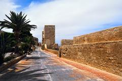 Castillo de Santa Barbara interior, Alicante, Spain