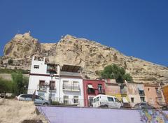 Castle of Santa Bárbara on Benacantil mountain in Alicante, Spain