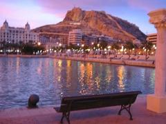 Castillo de Santa Bárbara in Alicante, Spain