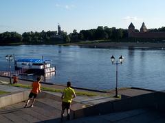 Veliky Novgorod Novgorod Oblast Russia panoramic view