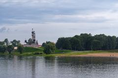 Veliky Novgorod Victory Monument on the Volkhov River