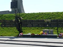 Veliky Novgorod War Memorial with eternal flame